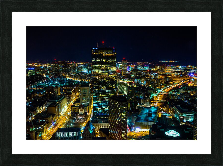 Prudential Tower Picture Frame print