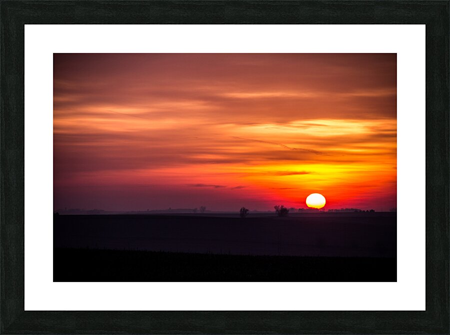 Summer Sunset Picture Frame print