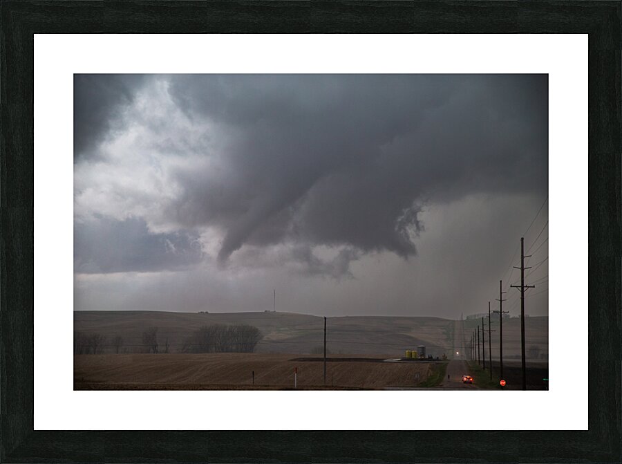 Deloit Tornado Picture Frame print