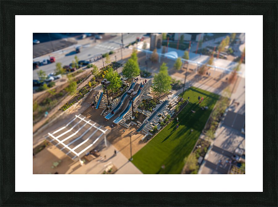 Mall Slides Picture Frame print