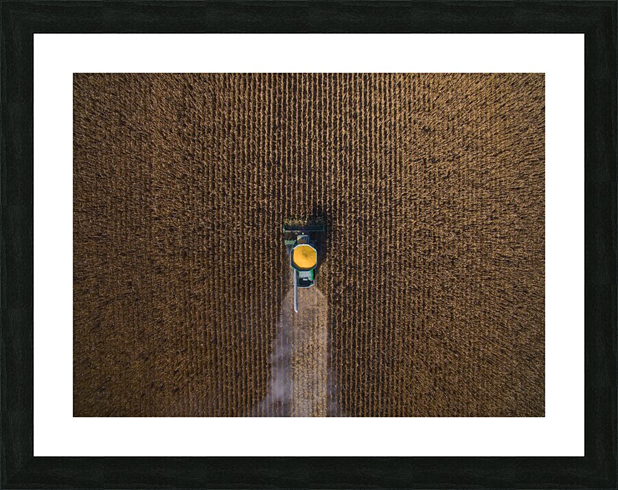 Harvester Picture Frame print