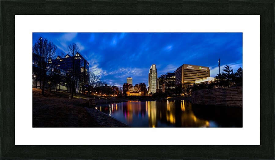 Blue Hour Picture Frame print