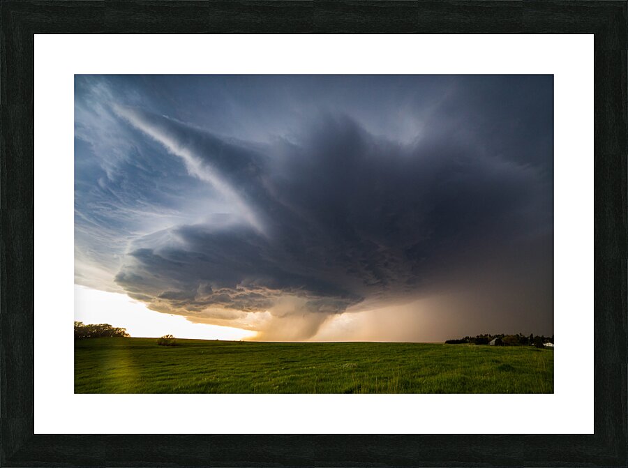 Nebraska Spin Picture Frame print