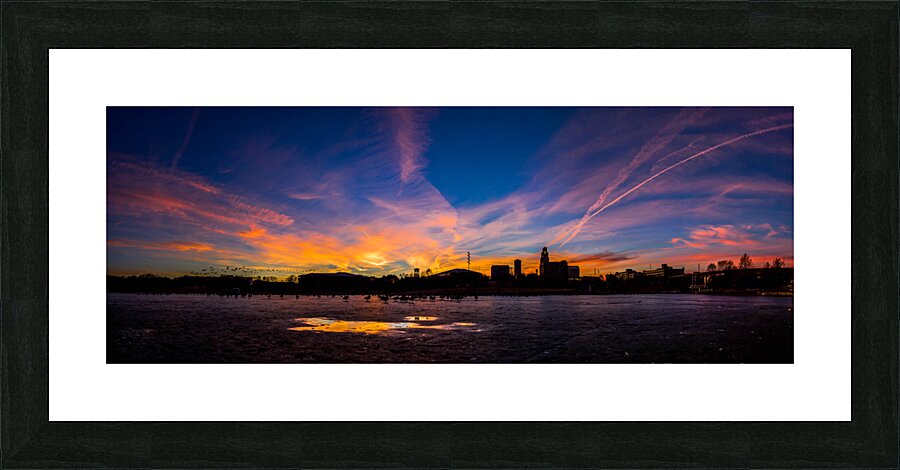 Downtown Sunset  Picture Frame print