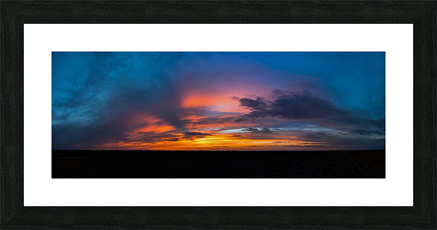 Country Sunset  Picture Frame print