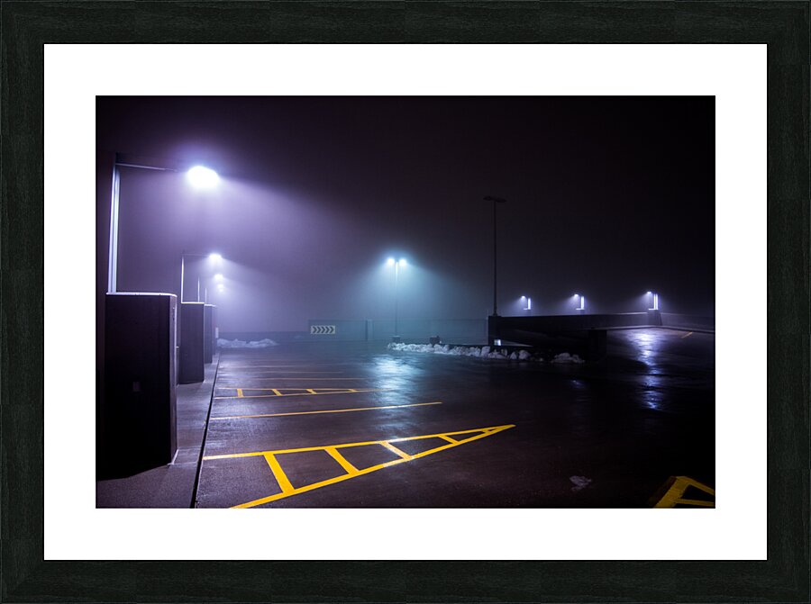 Parking Spot Picture Frame print
