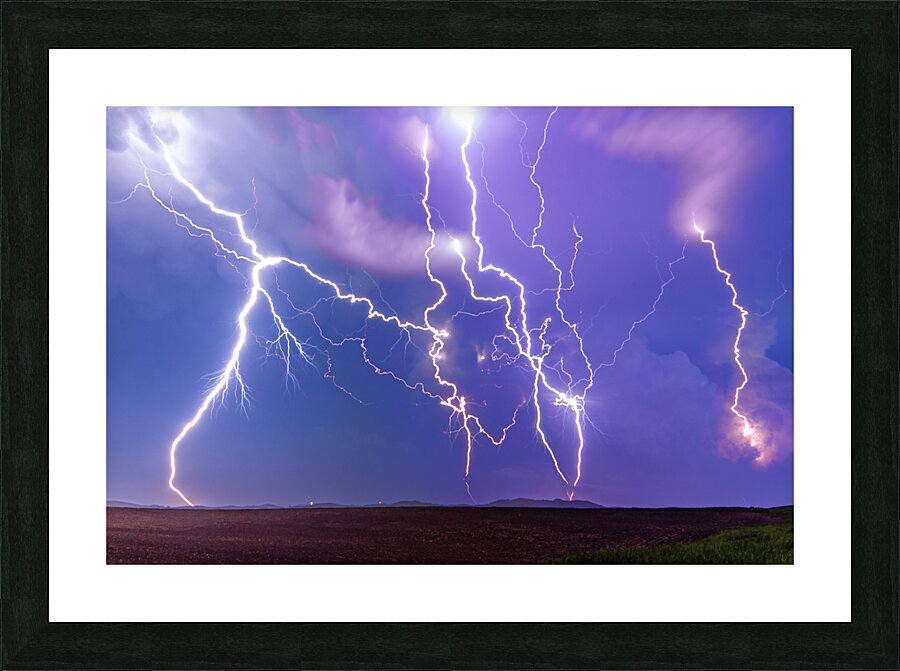 Ansley Lightning Picture Frame print