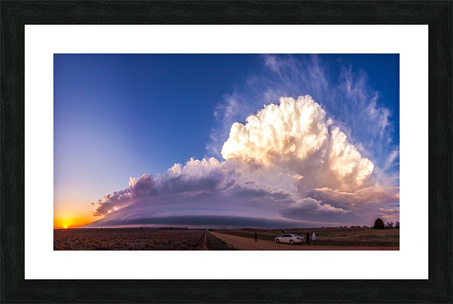 Great Bend Sunset Picture Frame print