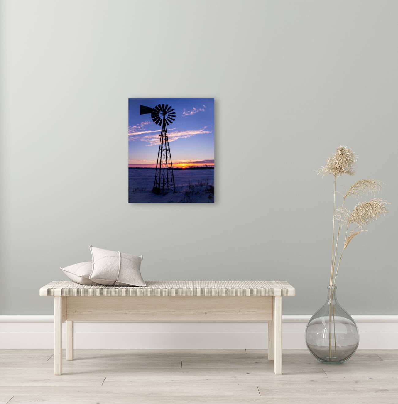 Winter Windmill Reproduction