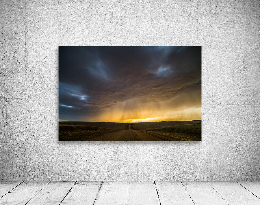 Rainy Sundown  Wall Preview