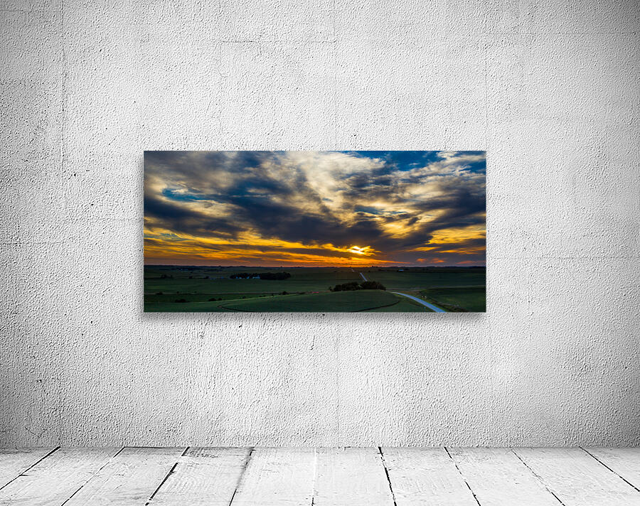 Blacktop Sunset Wall Preview