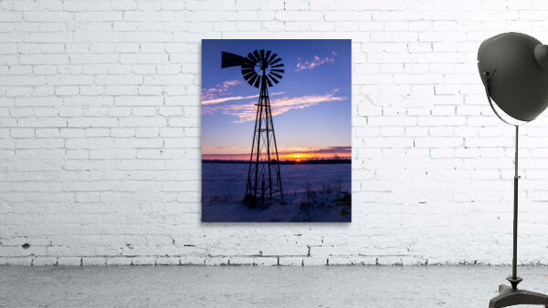 Winter Windmill Wall Preview