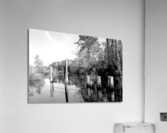 Pablo Marsh Dock Acrylic Print