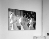 Chess BW Acrylic Print
