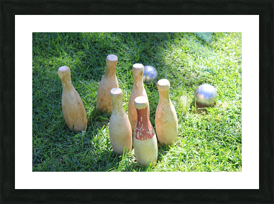 Lawn Bowling Picture Frame print