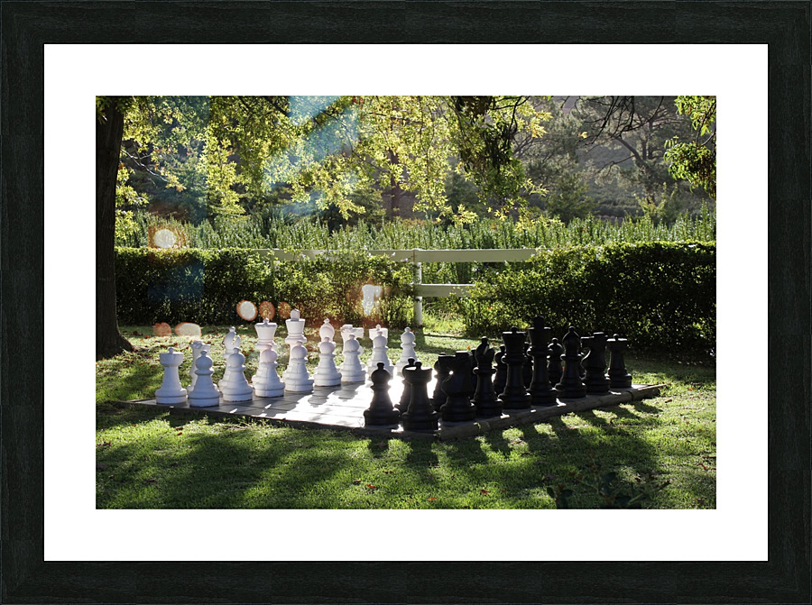 Chess 3 Picture Frame print