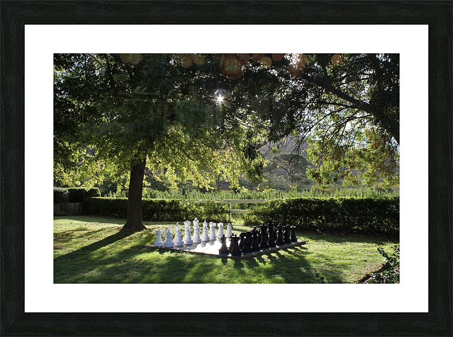 Chess 2 Picture Frame print
