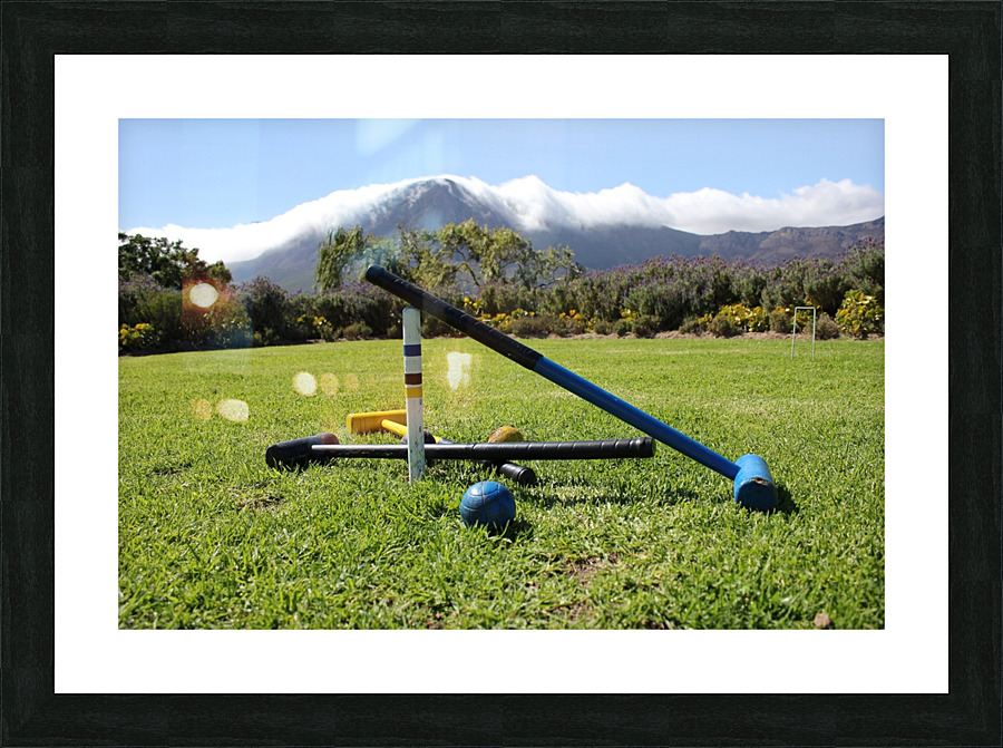 Croquet Picture Frame print