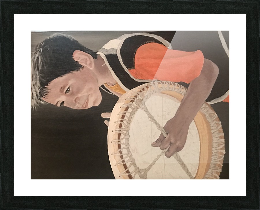Little drummer Picture Frame print