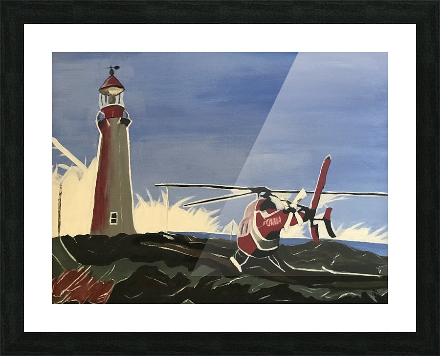 Lighthouse duty Picture Frame print