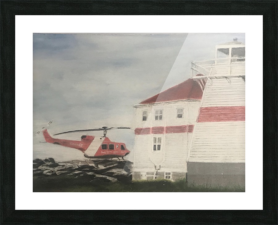 Working coast guard  Picture Frame print