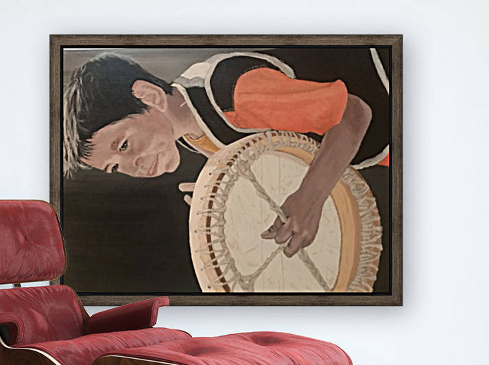 Little drummer by Sherry Reynard