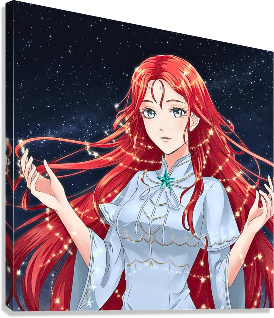 The star lady Canvas Print