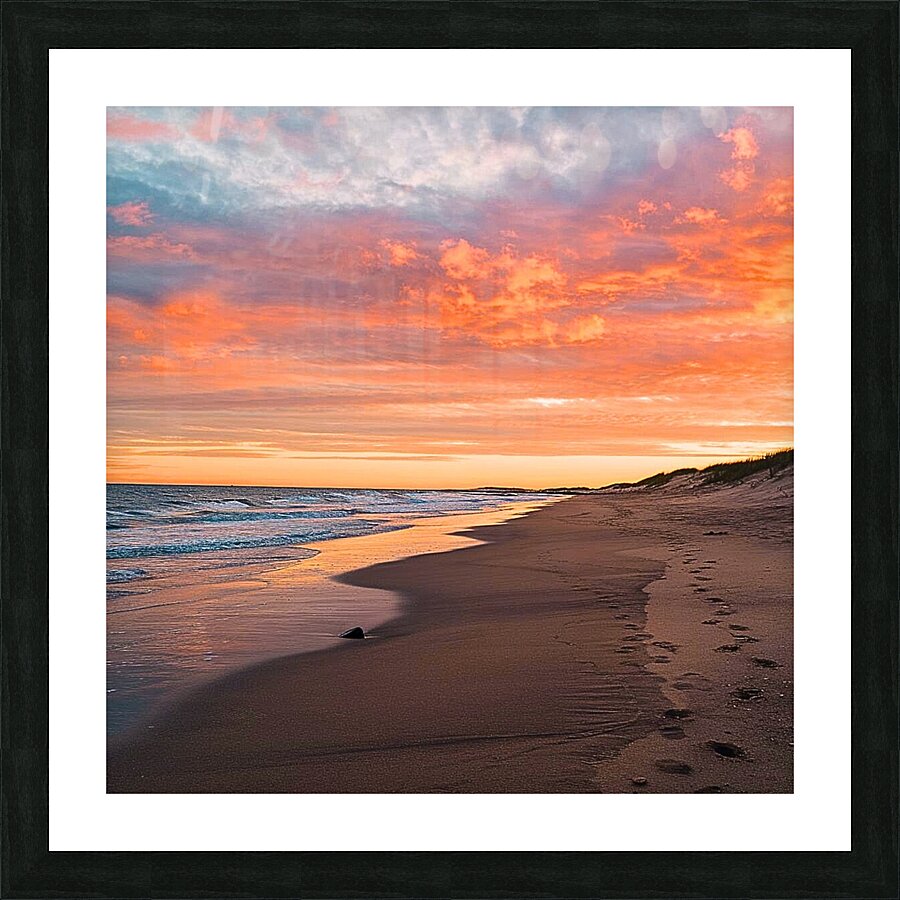 The beach  Picture Frame print