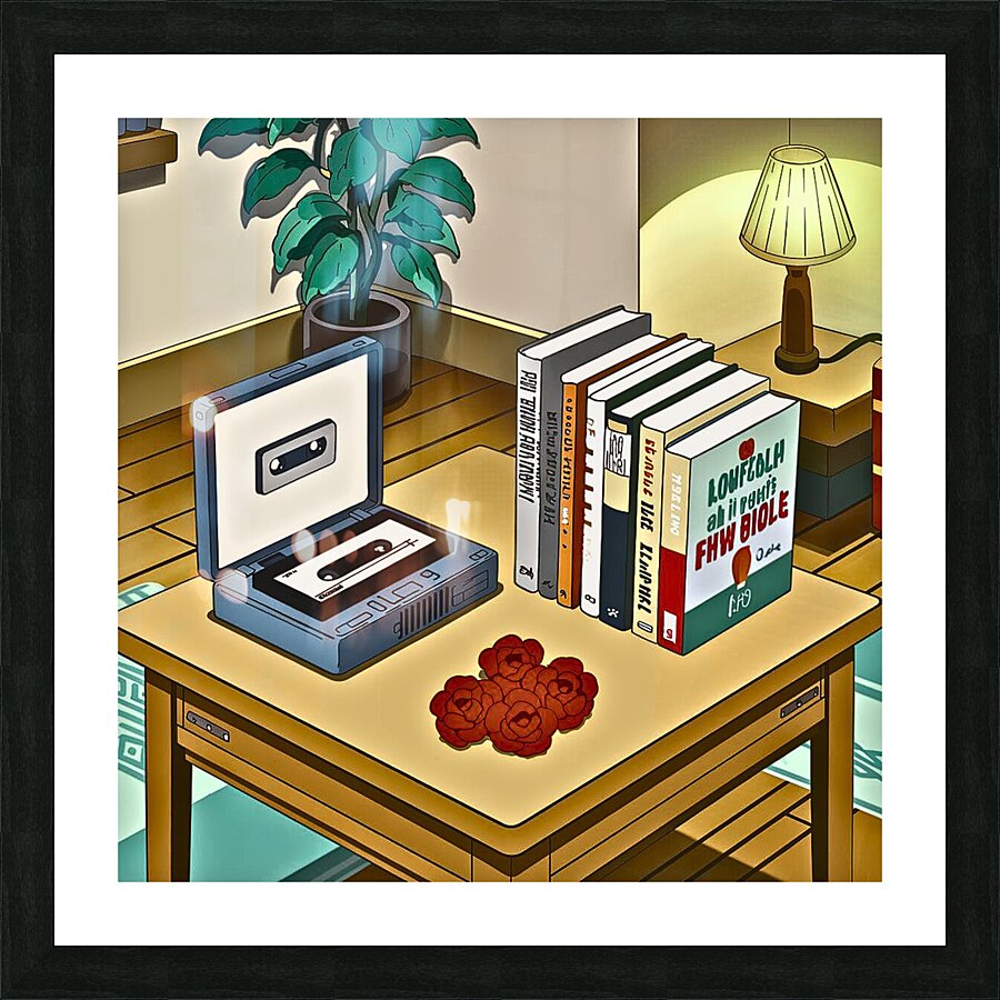 Lofi life Picture Frame print