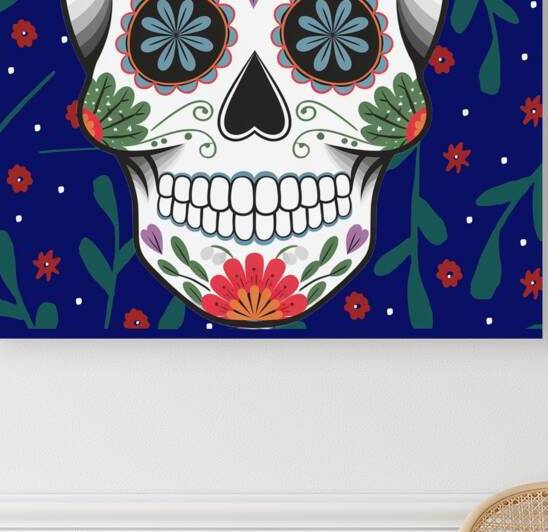 Mexican sugar skullfloral pattern sugar skull Mexico by Bewd lover