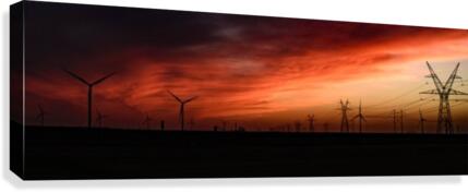 Texas Smoke Canvas Print