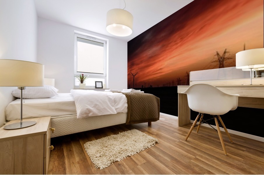 Texas Smoke Mural print
