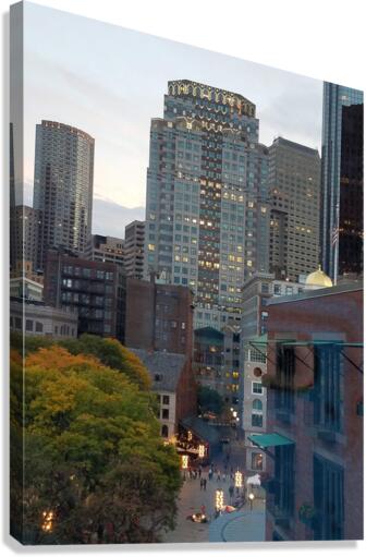 Boston skyline 2 Canvas Print