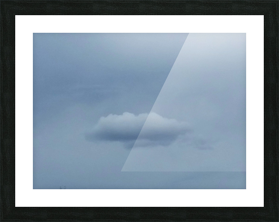 Lone cloud Picture Frame print