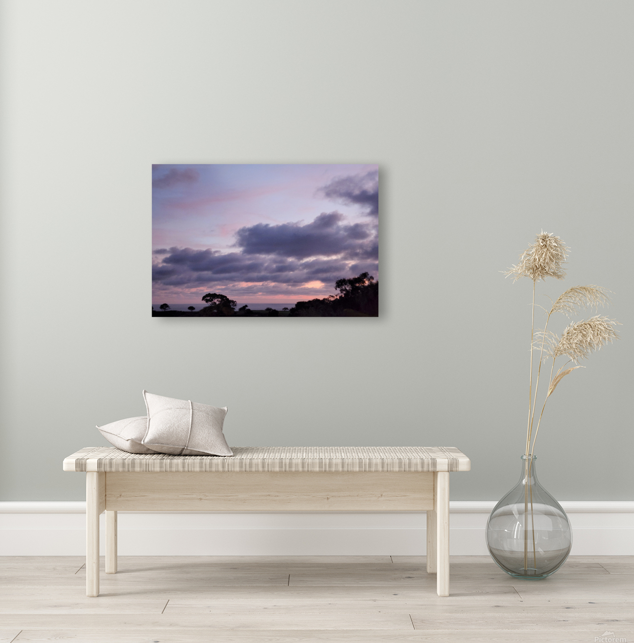 Purple evening Reproduction