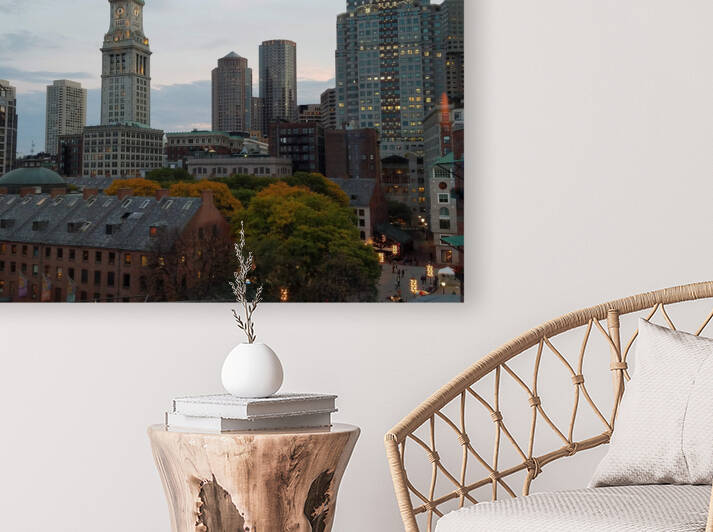 Boston skyline by TheStableLabel