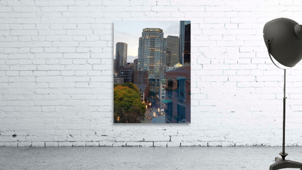 Boston skyline 2 Wall Preview