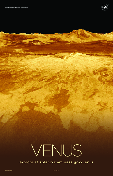 NASA Explore Posters - Venus B Digital Download