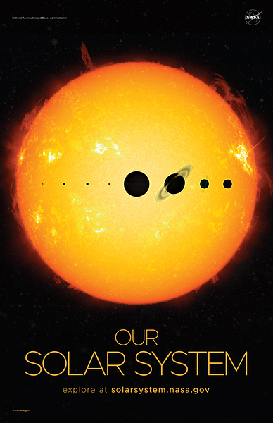 NASA Explore Posters - Solar System B Digital Download