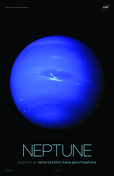 NASA Explore Posters - Neptune A Digital Download