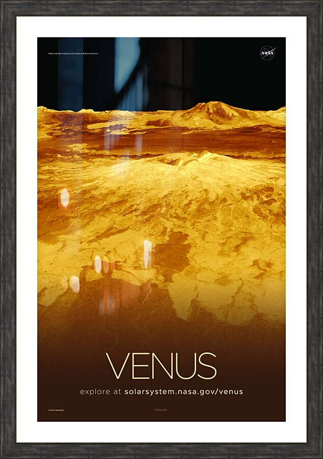 NASA Explore Posters - Venus B Picture Frame print