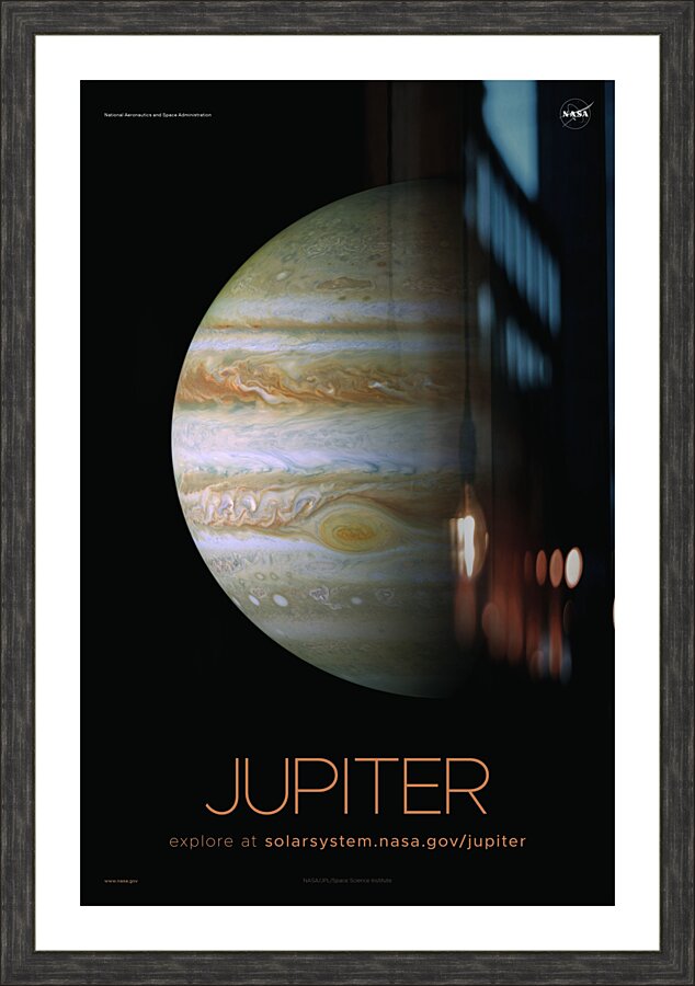 NASA Explore Posters - Jupiter A Picture Frame print