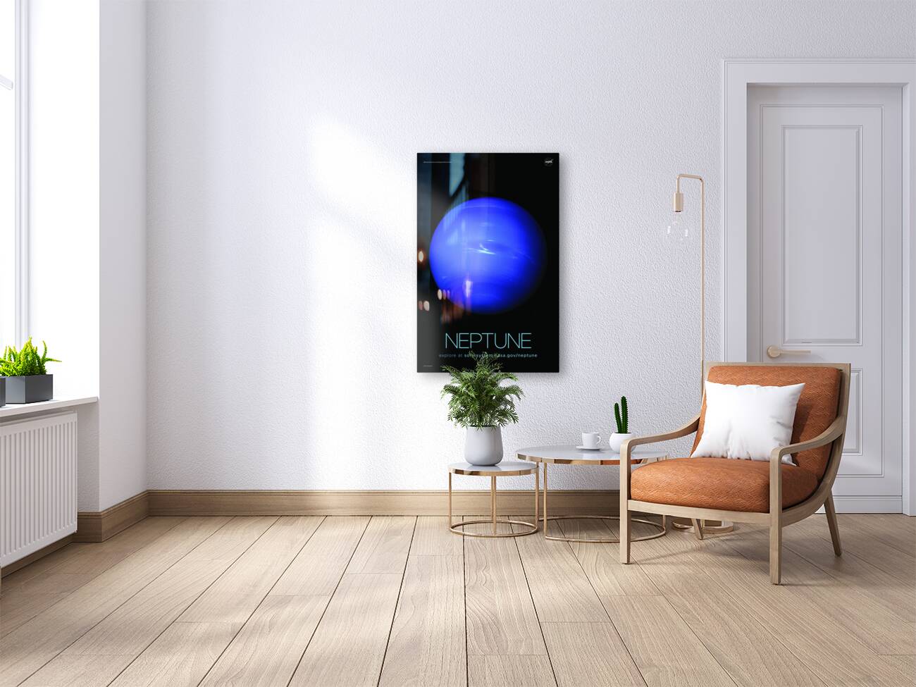 NASA Explore Posters - Neptune A Reproduction