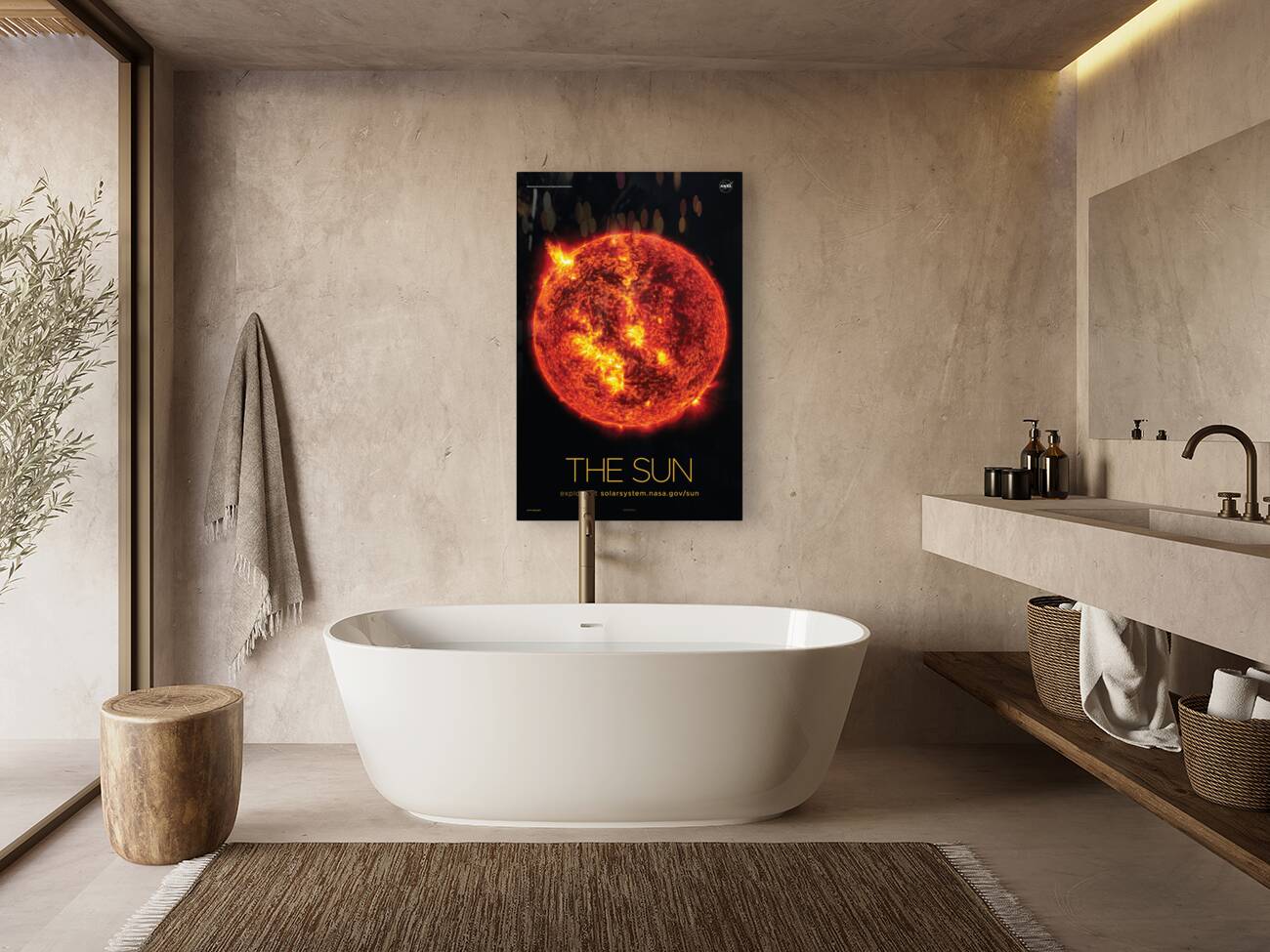 NASA Explore Posters - Sun A Reproduction