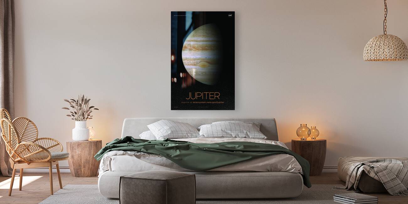NASA Explore Posters - Jupiter A Reproduction
