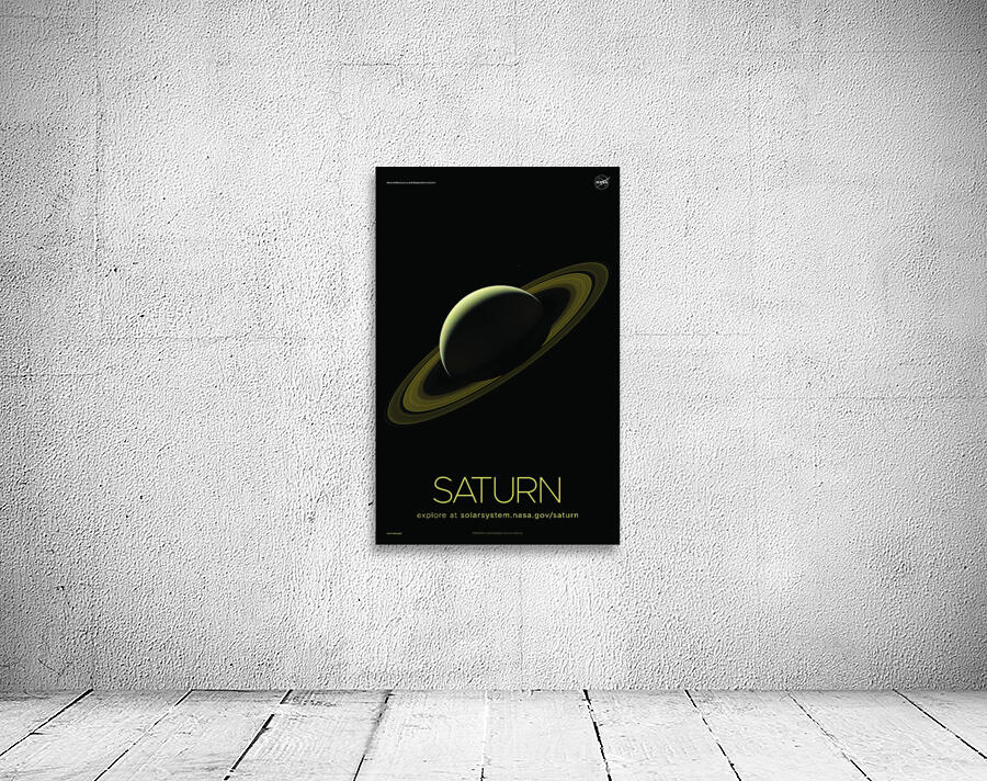 NASA Explore Posters - Saturn A Wall Preview