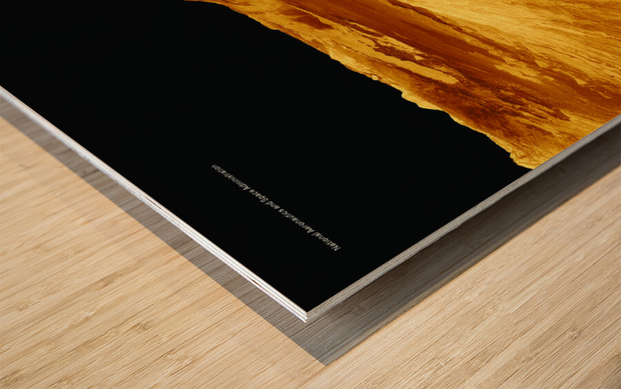 NASA Explore Posters - Venus B Wood print