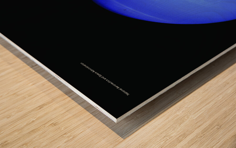 NASA Explore Posters - Neptune A Wood print