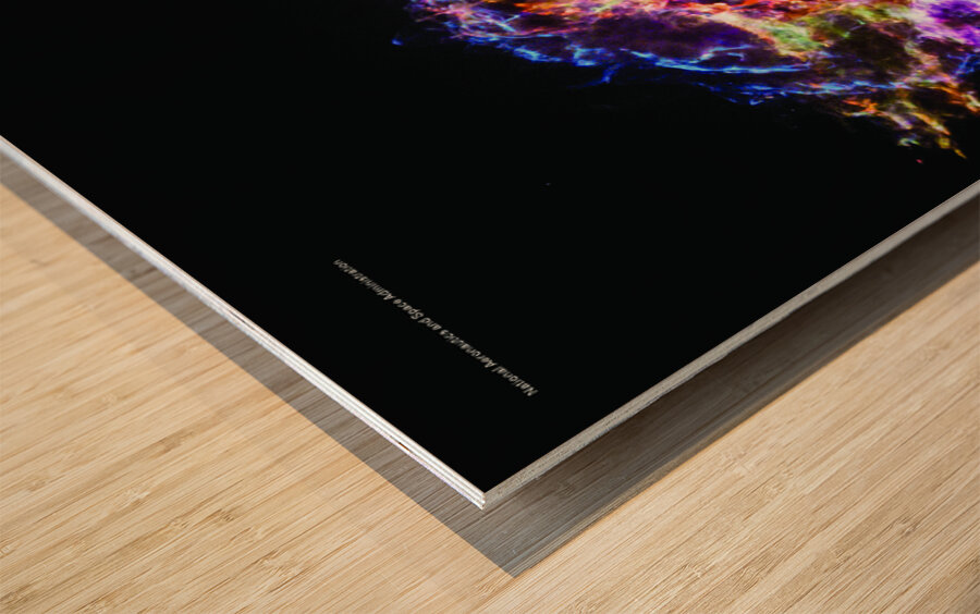 NASA Explore Posters - Beyond D Wood print