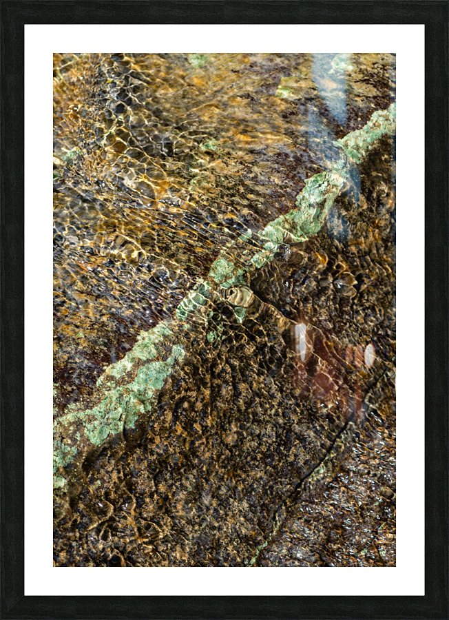 Streambed I Picture Frame print